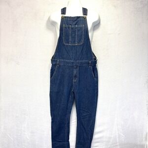 Men's Indigo Denim Bootcut Overalls